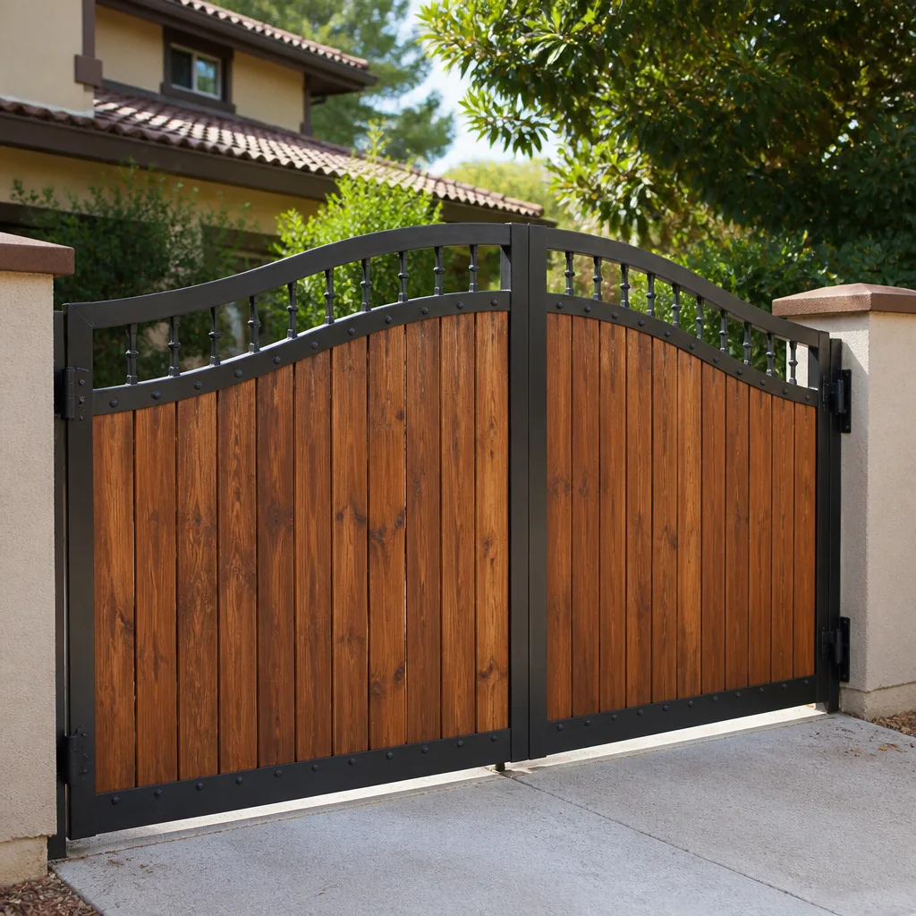 Wood & steel frame